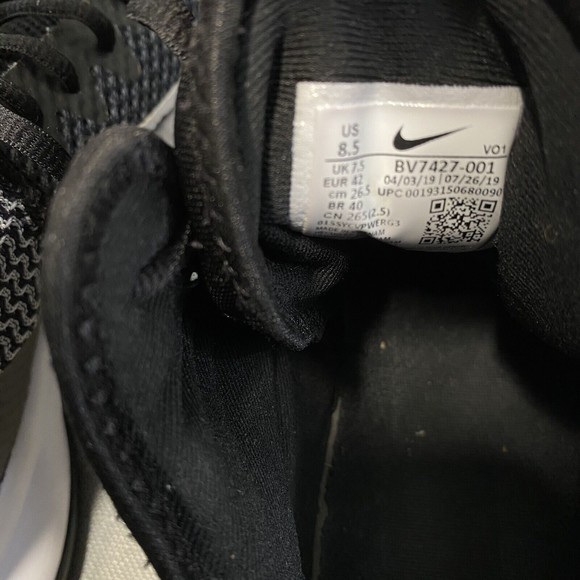 Nike Other - Nike Lebron Witness lV Black And White BV7427-001 Size 8.5